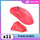 Mouse Gamer Sem Fio Attack Shark X11 RGB 22000 DPI Três Modos